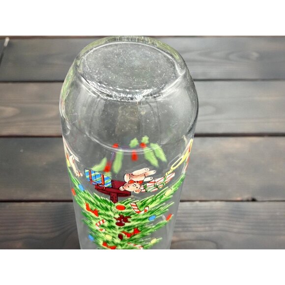 Set Of 6 Luminarc Noel Christmas Glasses With Holiday Tree & Gifts Design - Picture 4 of 8